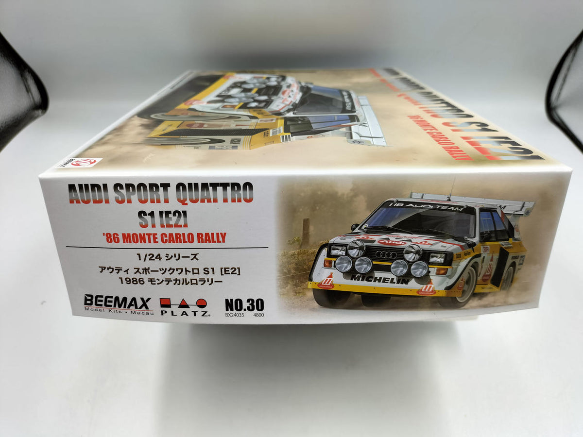 Platz / BEEMAX AUDI SPORT QUATTRO S1 E2 1/24 1986 MONTE CARLO RALLY