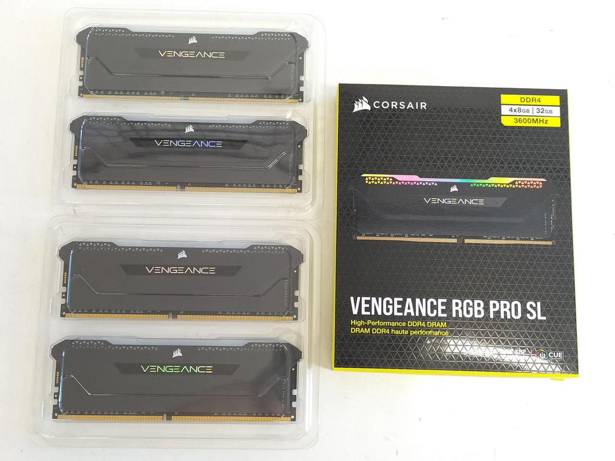 CORSAIR VENGEANCE RGB PRO SL 32GB CMH32GX4M4D3600C18