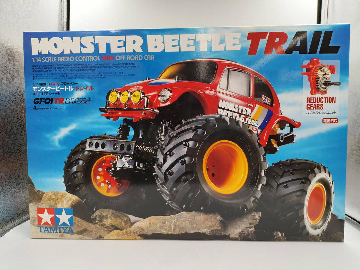 Tamiya 1/14 SCALE RADIO CONTROL 4WD OF Monster Beetle Trail