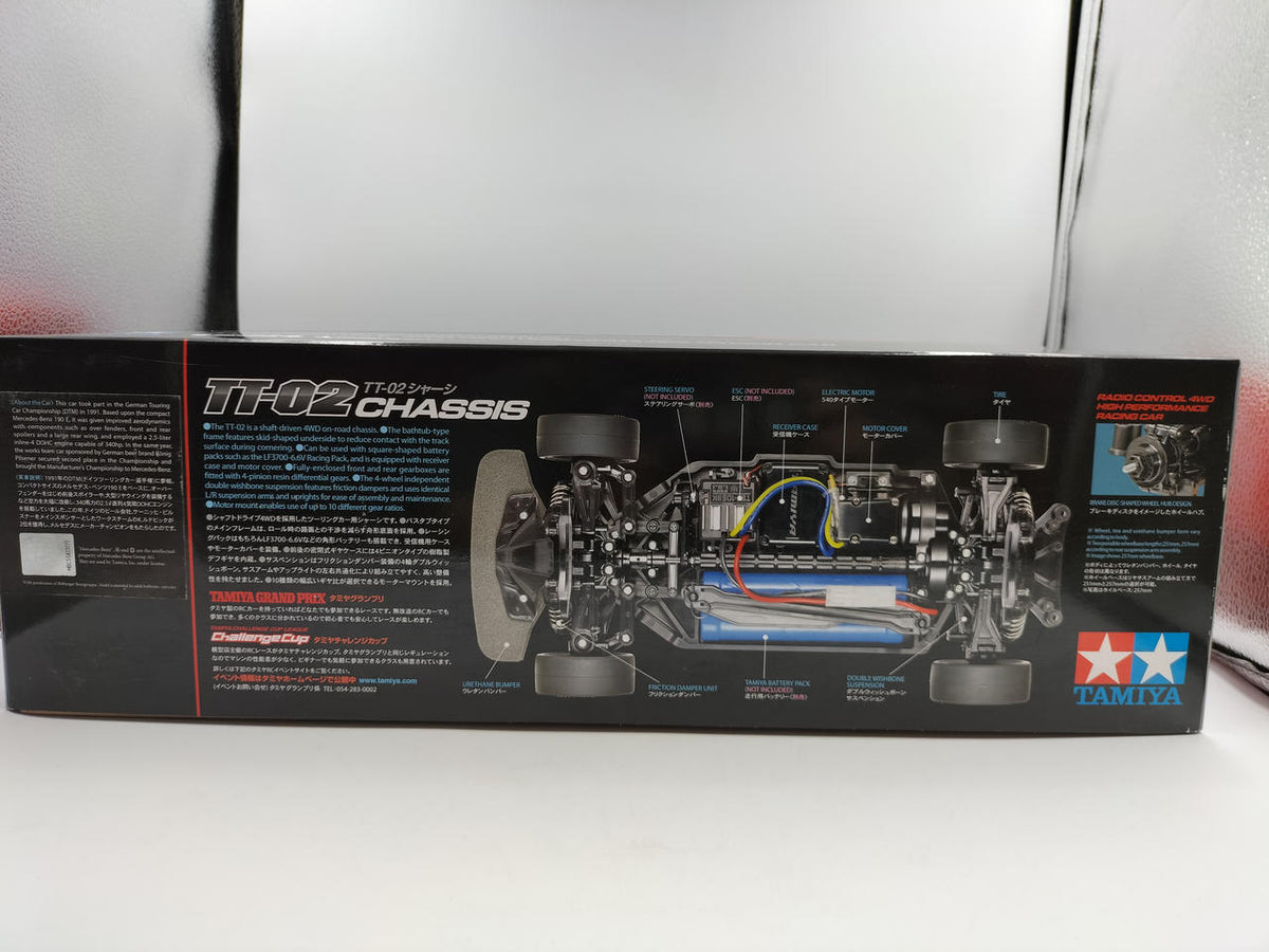Tamiya 1/10 Electric RC 4WD Racing Car TT-02 CHASSIS SHAFT DRIVEN 4WD