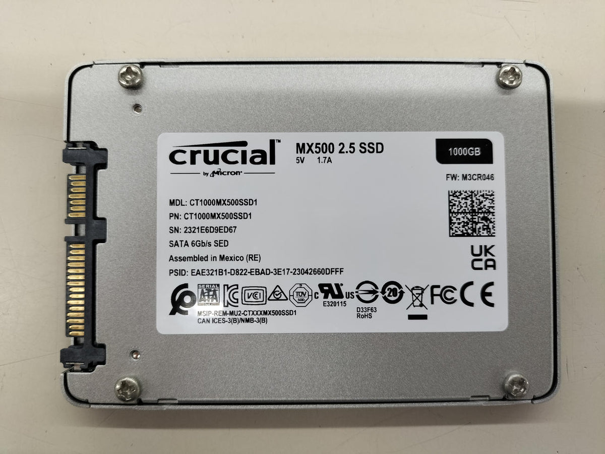 CRUCIAL SSD 1TB MX500 2.5SSD