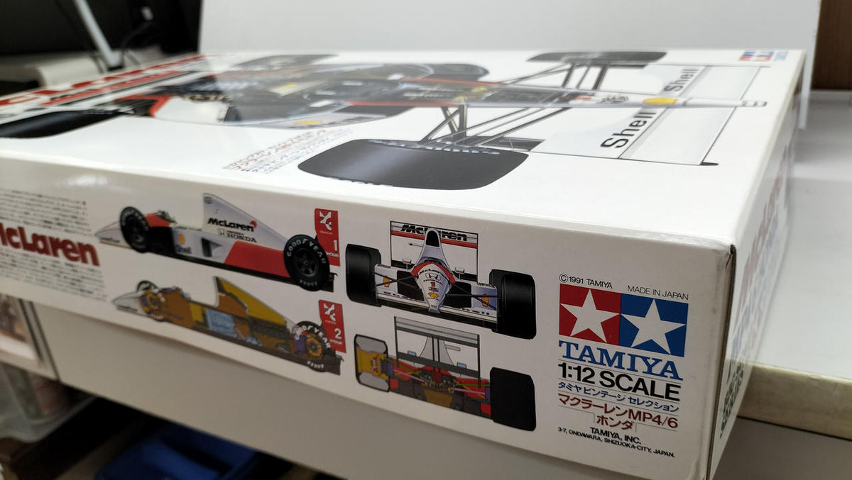 Tamiya 1/12 Plastic Model McLaren MP4/6 Honda