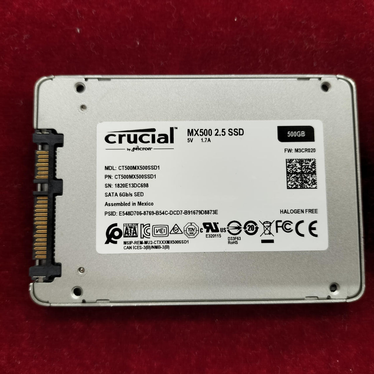Crucial SSD CT500MX500SSD1
