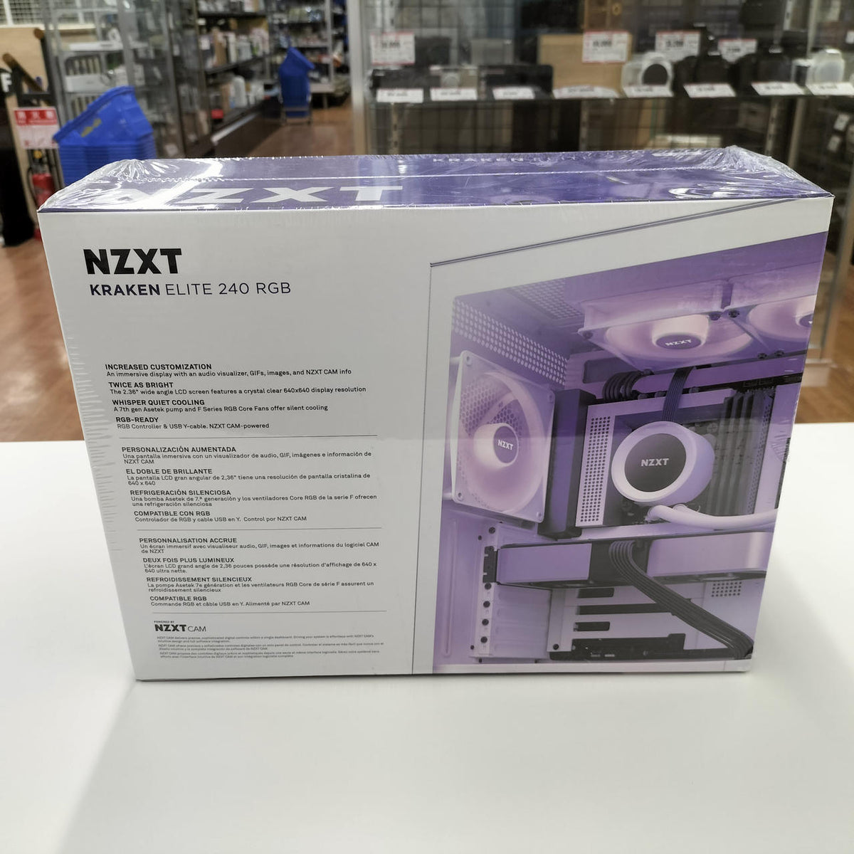 NZXT Water-Cooled CPU Cooler RL-KR24E-W1