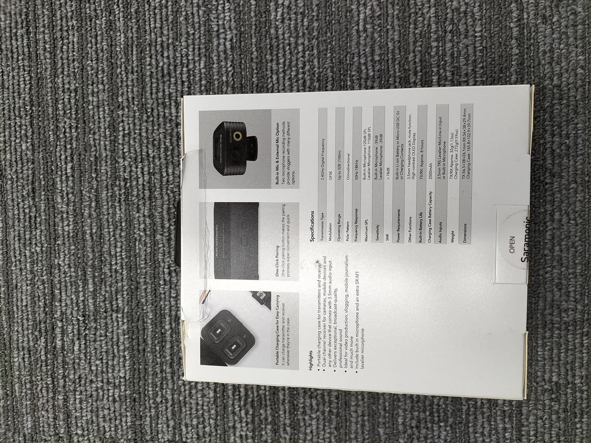 SARAMONIC Wireless Microphone BLINK500 PRO B1