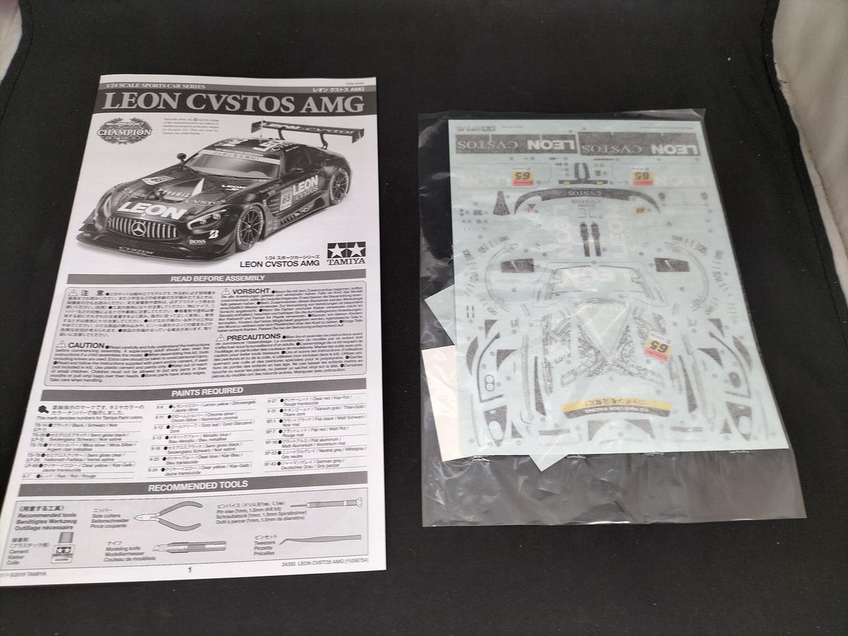 TAMIYA 1/24 LEON CVSTOS AMG Sports Car Series - Banzai Thrifting | BanzaiHobby