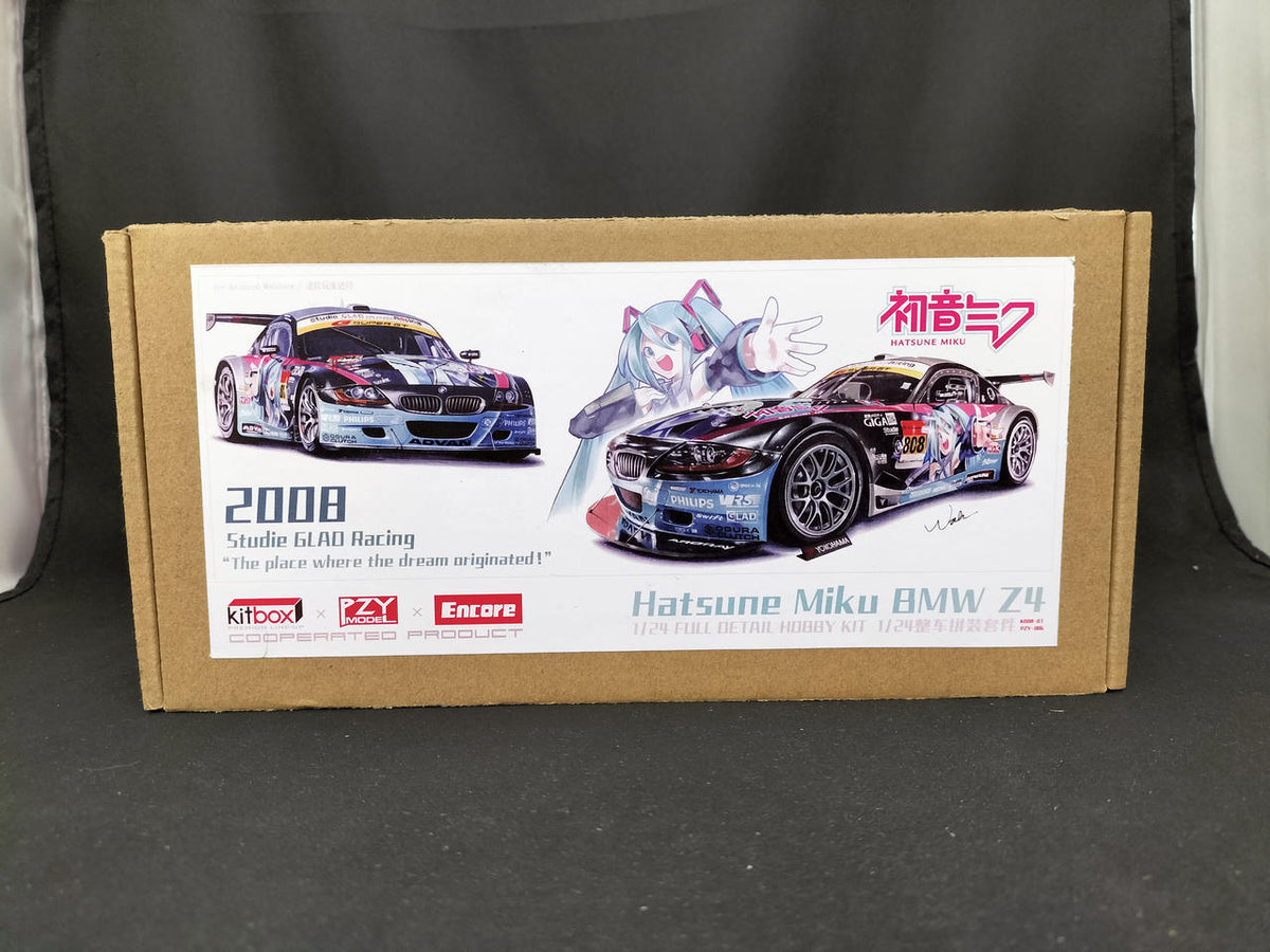 KITBOX×PZY MODEL Hat Sune Miku BMW Z4 1/24 Hatsune Miku Edition - Banzai Thrifting | BanzaiHobby