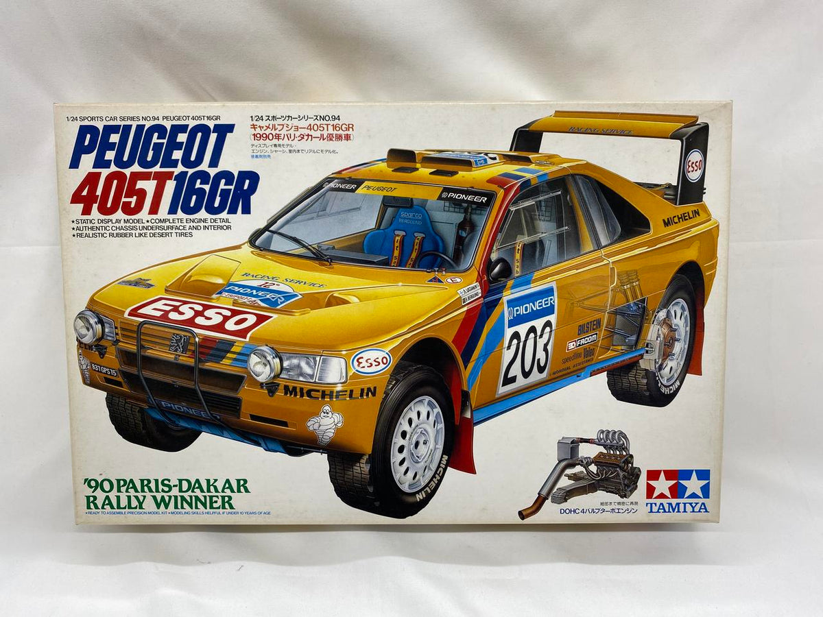 TAMIYA Plastic Model 1/24 Camel Peugeot 405T16GR 1990 Paris Da