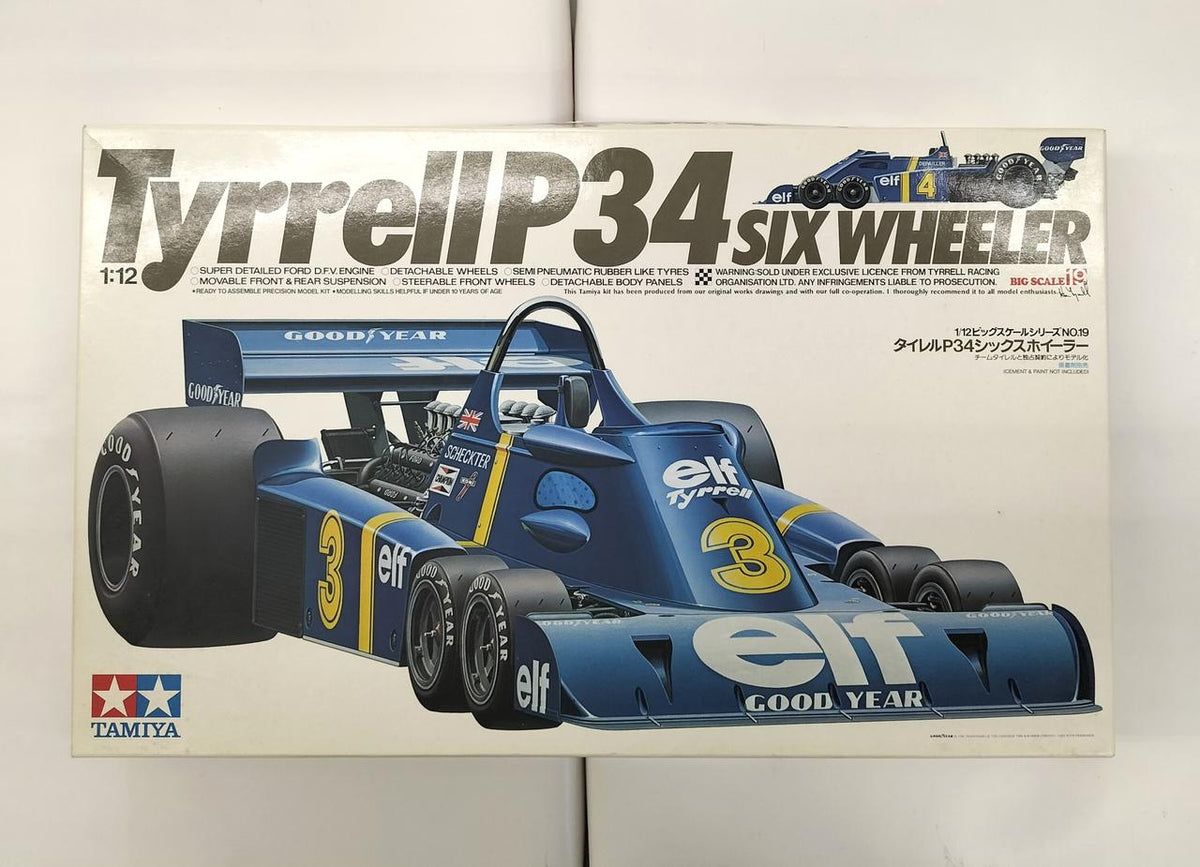 TAMIYA 1/12 Scale Plastic Model Tyrrell P34 Six Wheeler - Banzai Thrifting | BanzaiHobby