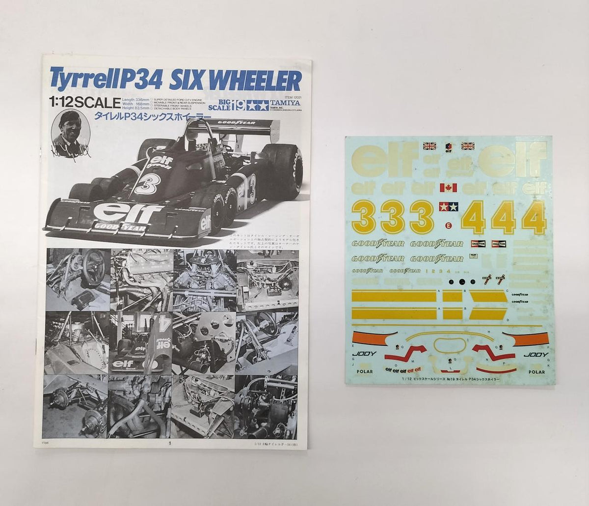 TAMIYA 1/12 Scale Plastic Model Tyrrell P34 Six Wheeler - Banzai Thrifting | BanzaiHobby