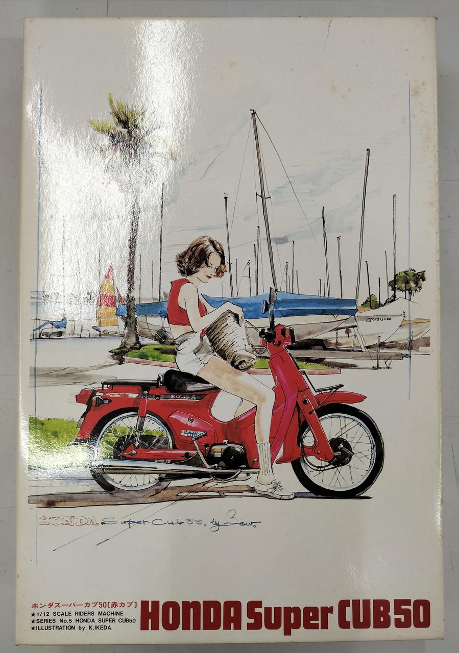 BANDAI 1/12 Scale Super Cub 50 (Red Cub) - Banzai Thrifting | BanzaiHobby