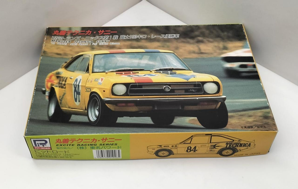Tomei Powered 1/24 Scale Plastic Model Maruzen Technica Sunny 1970 - Banzai Thrifting | BanzaiHobby