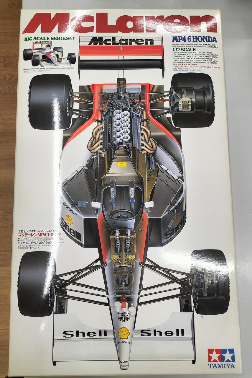 TAMIYA 1/12 Scale McLaren MP4/6 Honda - Banzai Thrifting | BanzaiHobby