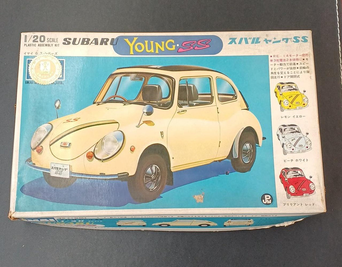 Imai (Bandai) Plastic Model 1/20 Subaru Young SS - Banzai Thrifting | BanzaiHobby