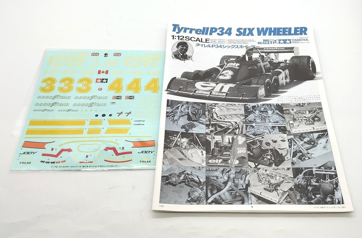 TAMIYA 1/12 Scale Tyrell P34 Six Wheeler - Banzai Thrifting | BanzaiHobby