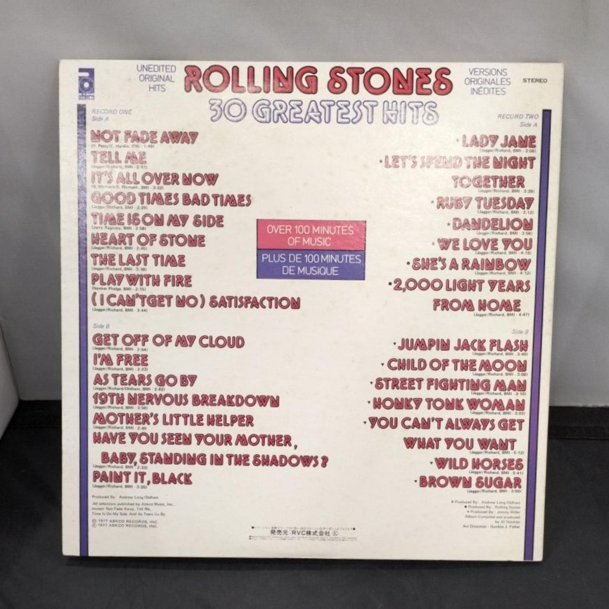 Records Record: ROLLING STONES - 30GREATEST HI