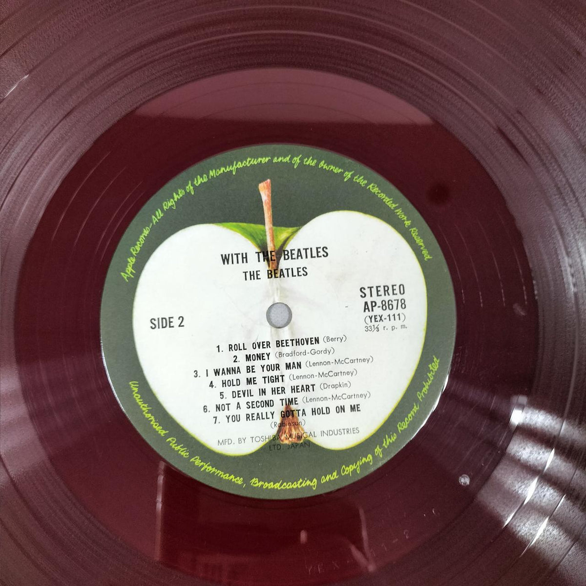 Toshiba Musical Corporation LP Stereo This is The Beatles VOL.2 Red Record