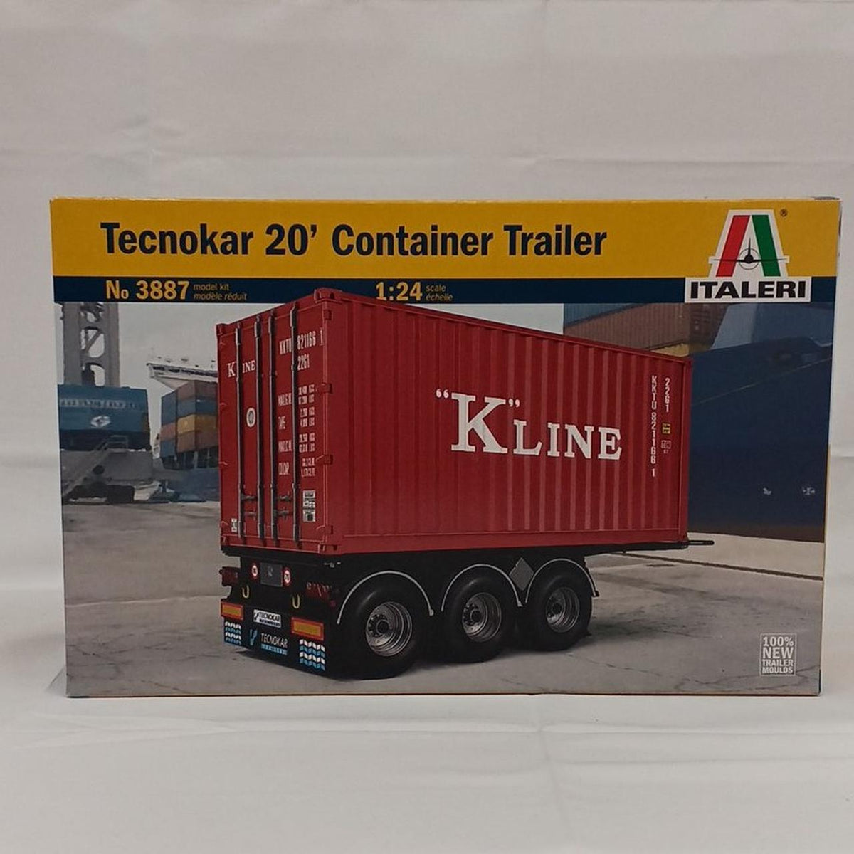 ITALERI Tecnokar 20-foot container trailer - Banzai Thrifting | BanzaiHobby
