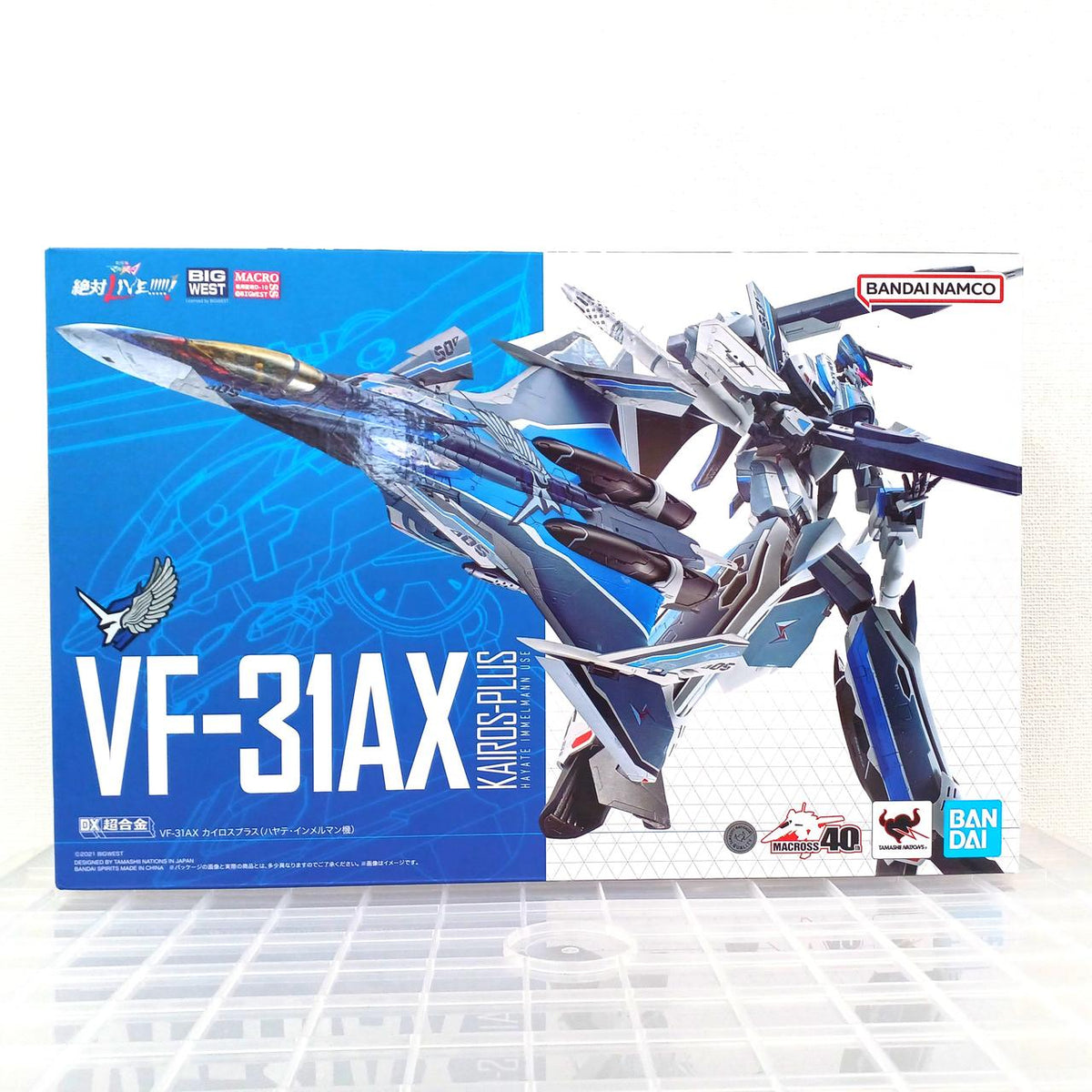 BANDAI DX Chogokin VF-31AX Kairos Plus (Hayate Immelmann's Unit)