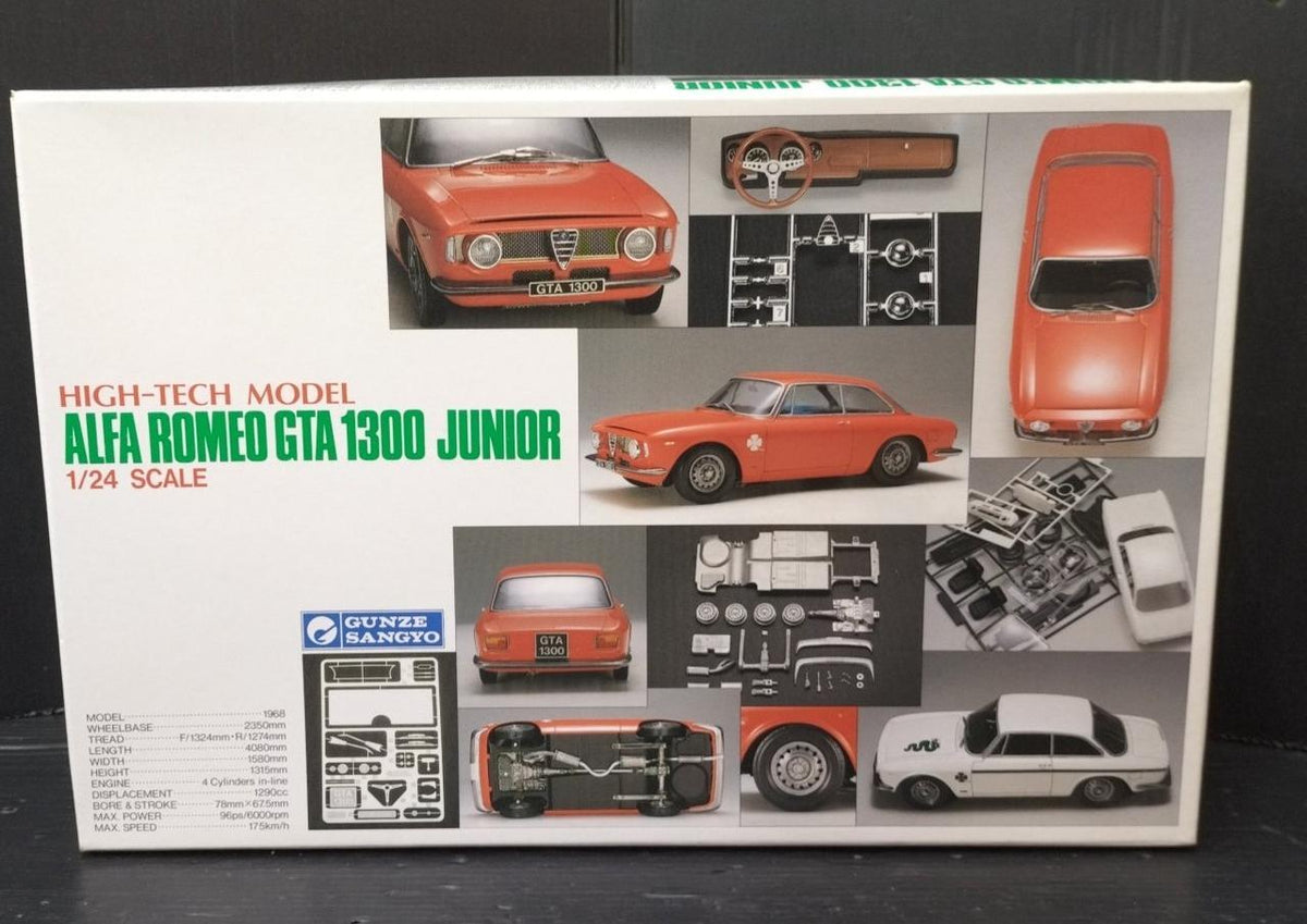 Gunze Sangyo Scale Model 1/24 Alfa Romeo GTA1300 Junior - Banzai Thrifting | BanzaiHobby