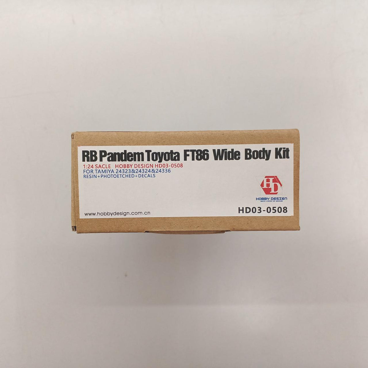 HOBBY DESIGN 1/24 Garage Kit FT86 WIDE BODY KIT - Banzai Thrifting | BanzaiHobby
