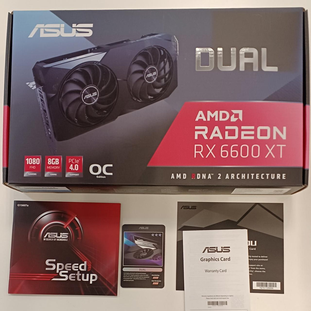 ASUS Graphics Board: RX6600XT-O8G
