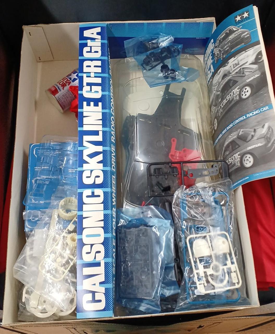 Tamiya Calsonic Skyline GT-R GR. A 1/10 Limited Special Kit - Banzai Thrifting | BanzaiHobby