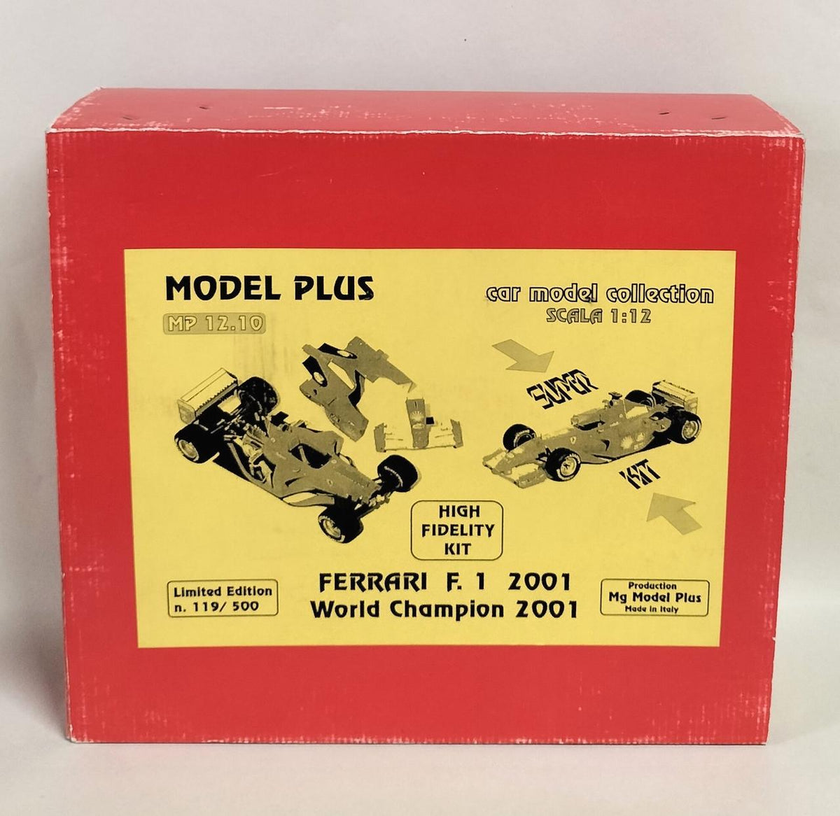 MODEL PLUS Ferrari F.1 2001 World Champion 1:12 car model collection - Banzai Thrifting | BanzaiHobby