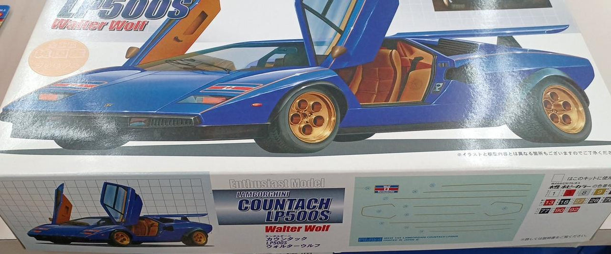 Fujimi Model EM33 Countach LP500S Walter Wolf Enthusiast Series NO.33 - Banzai Thrifting | BanzaiHobby