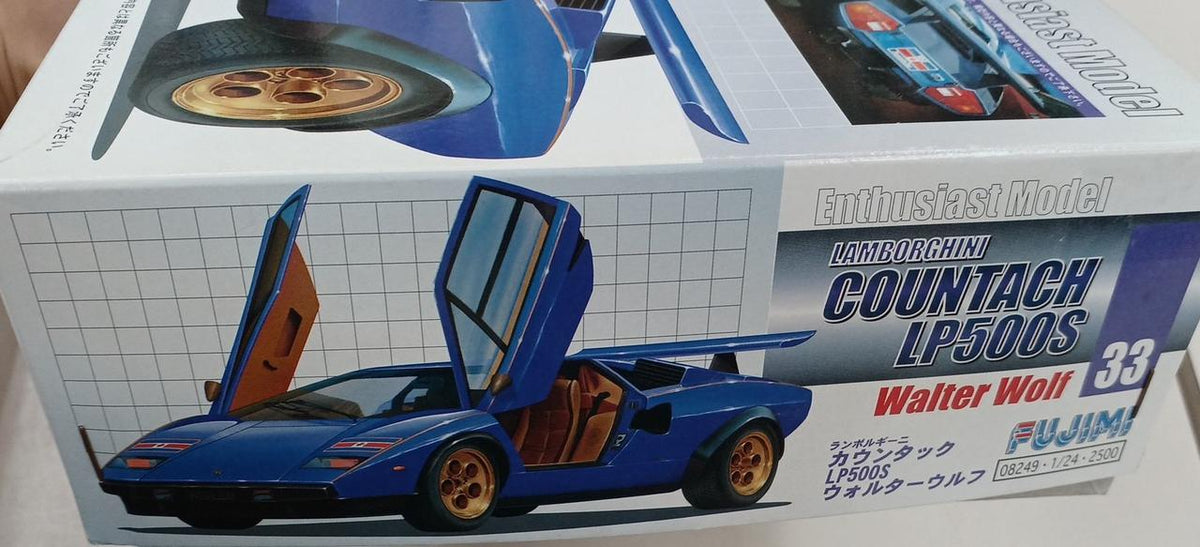 Fujimi Model EM33 Countach LP500S Walter Wolf Enthusiast Series NO.33 - Banzai Thrifting | BanzaiHobby