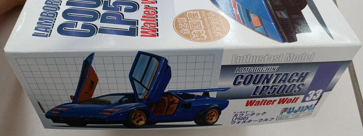 Fujimi Model EM33 Countach LP500S Walter Wolf Enthusiast Series NO.33 - Banzai Thrifting | BanzaiHobby