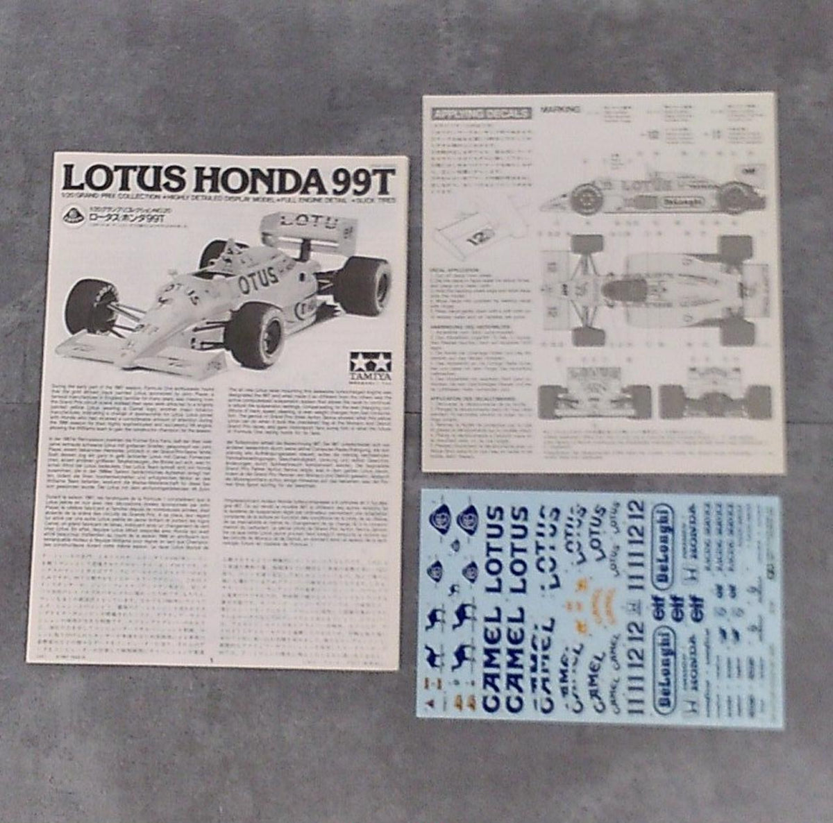 TAMIYA 1/20 Grand Prix Collection Lotus Honda 99T 20020 - Banzai Thrifting | BanzaiHobby