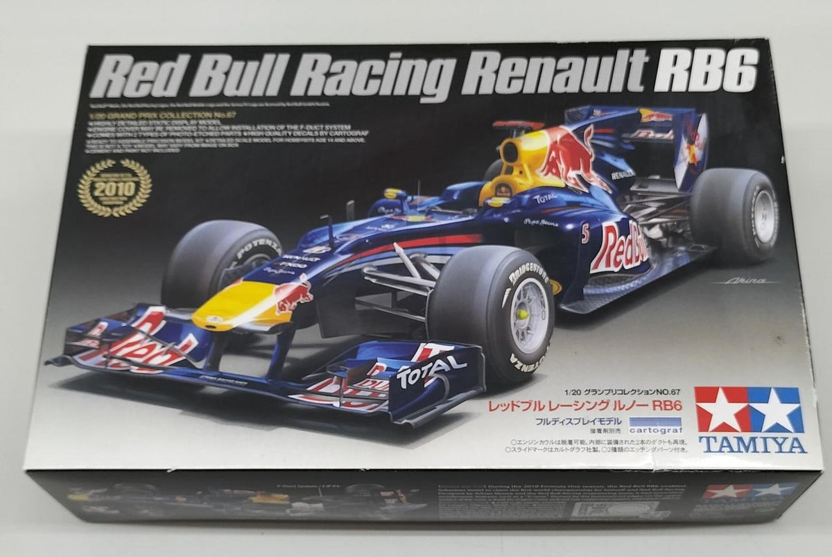Tamiya 1/20 scale Red Bull Racing Renault RB6 - Banzai Thrifting | BanzaiHobby