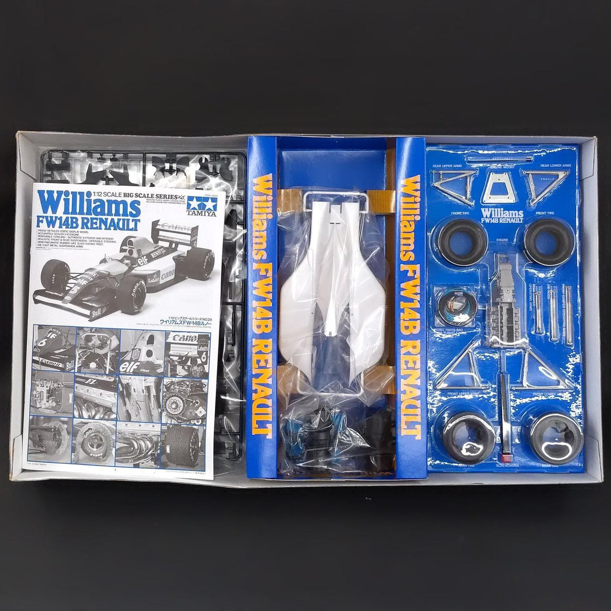 Tamiya 1/12 scale plastic model Williams FW-07 - Banzai Thrifting | BanzaiHobby