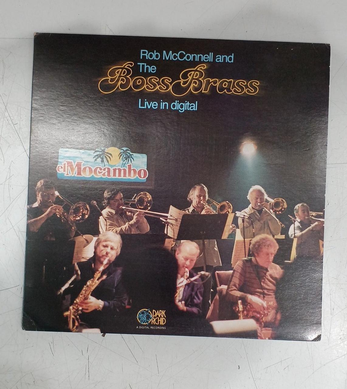 Dark Orchid LP Record Jazz Rob McConnell and The Boss Brass ?? Live
