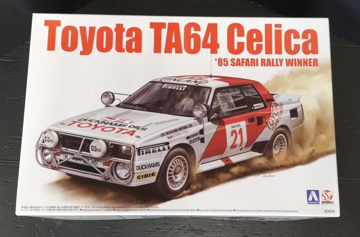 Aoshima BEEMAX Series NO.4 1/24 TA64 Celica '85 Safari Rally Spec - Banzai Thrifting | BanzaiHobby
