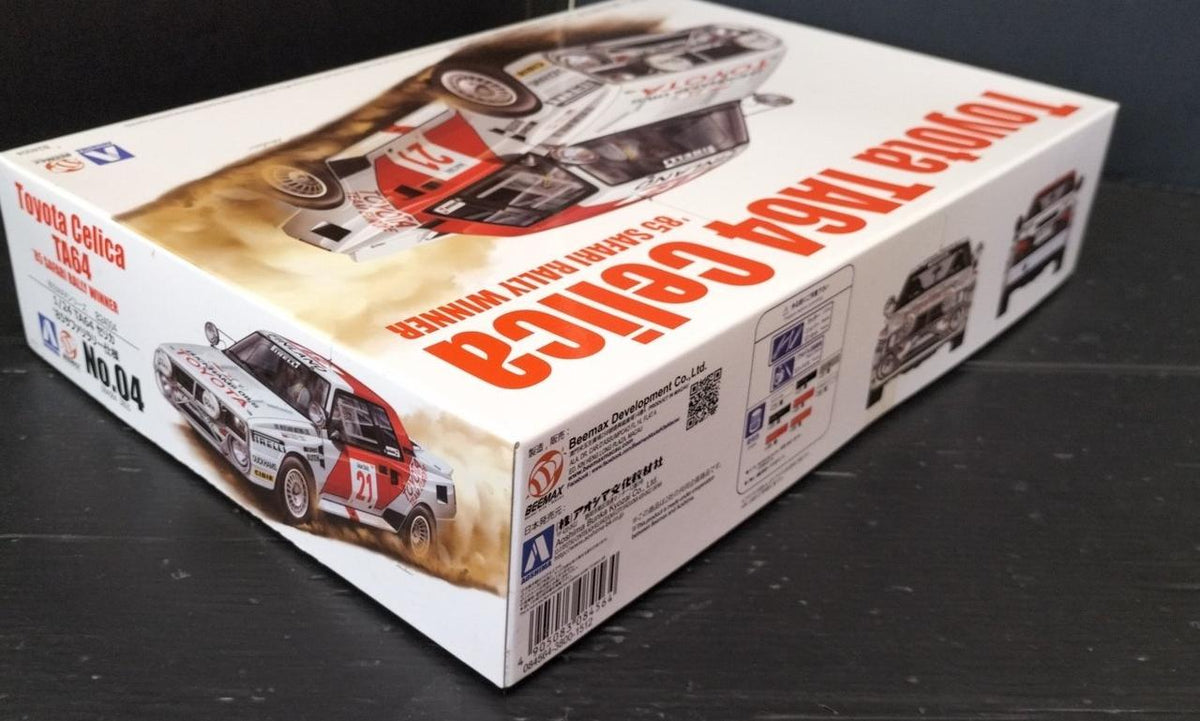 Aoshima BEEMAX Series NO.4 1/24 TA64 Celica '85 Safari Rally Spec - Banzai Thrifting | BanzaiHobby