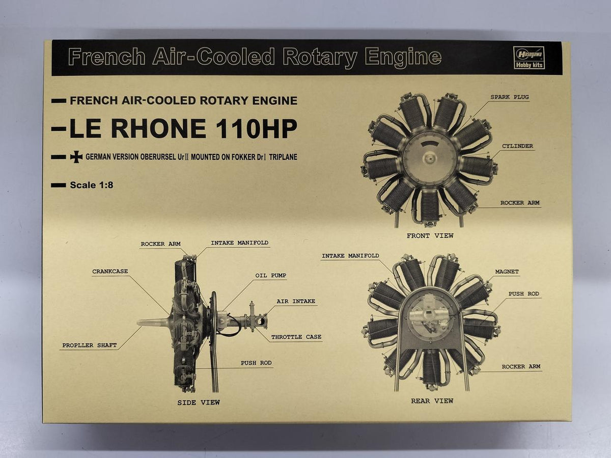 HASEGAWA Le Rhône 110-horsepower engine - Banzai Thrifting | BanzaiHobby