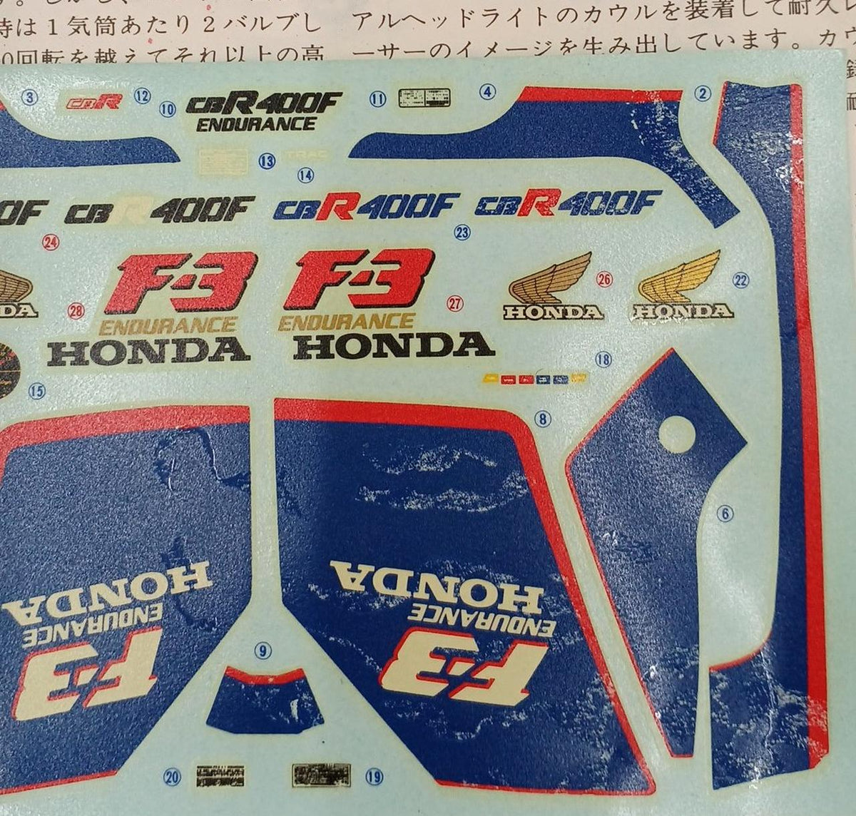 TAMIYA Carpra Model CBR400F Endurance - Banzai Thrifting | BanzaiHobby
