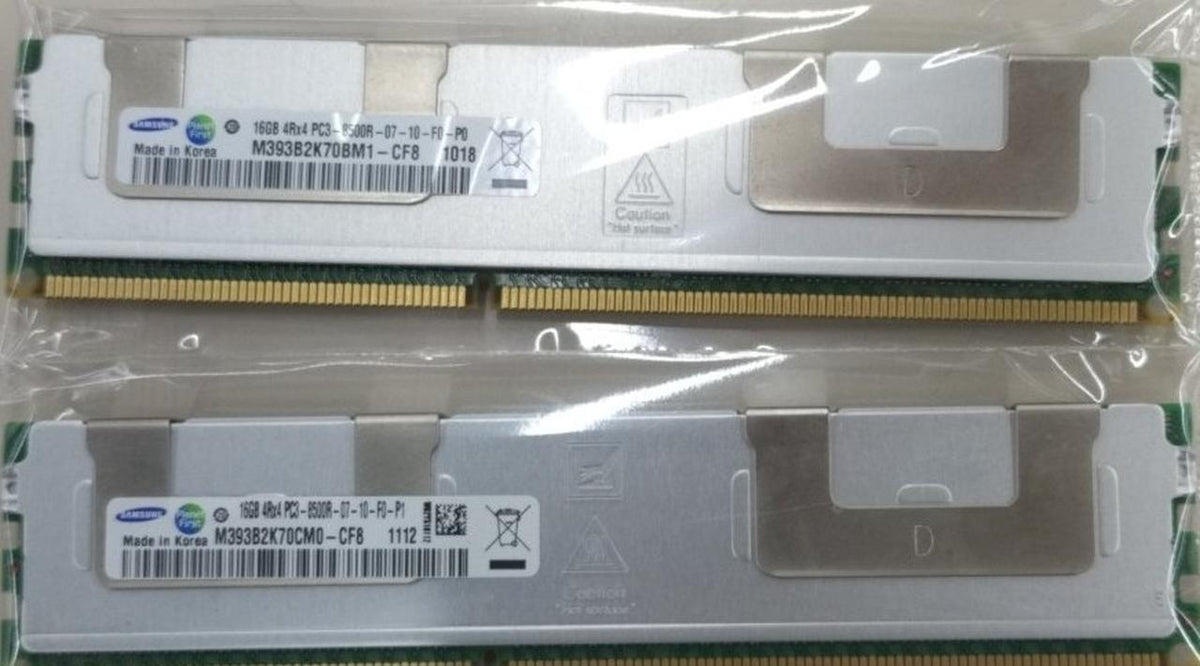 SAMSUNG DDR3/16GBX2 16GB 4RX4 PC3-8500R 07-10-F0-P