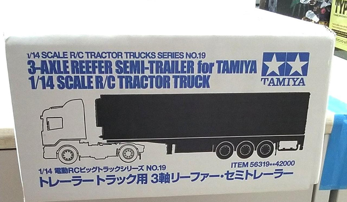 Tamiya 3-Axle Reefer Semi-Trailer for Trailer Trucks - Banzai Thrifting | BanzaiHobby
