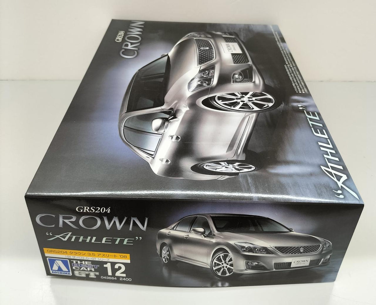 Qingdao Cultural Teaching Materials Company 1/24 The Best Car GT Series 12 GRS204 Crown 3.5 Athlete '08 - Banzai Thrifting | BanzaiHobby