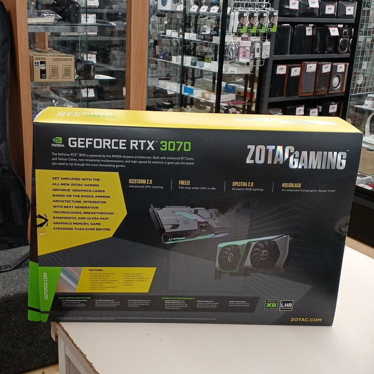 ZOTAC Graphics Card: RTX 3070 AMP HOLD LHR 8GB