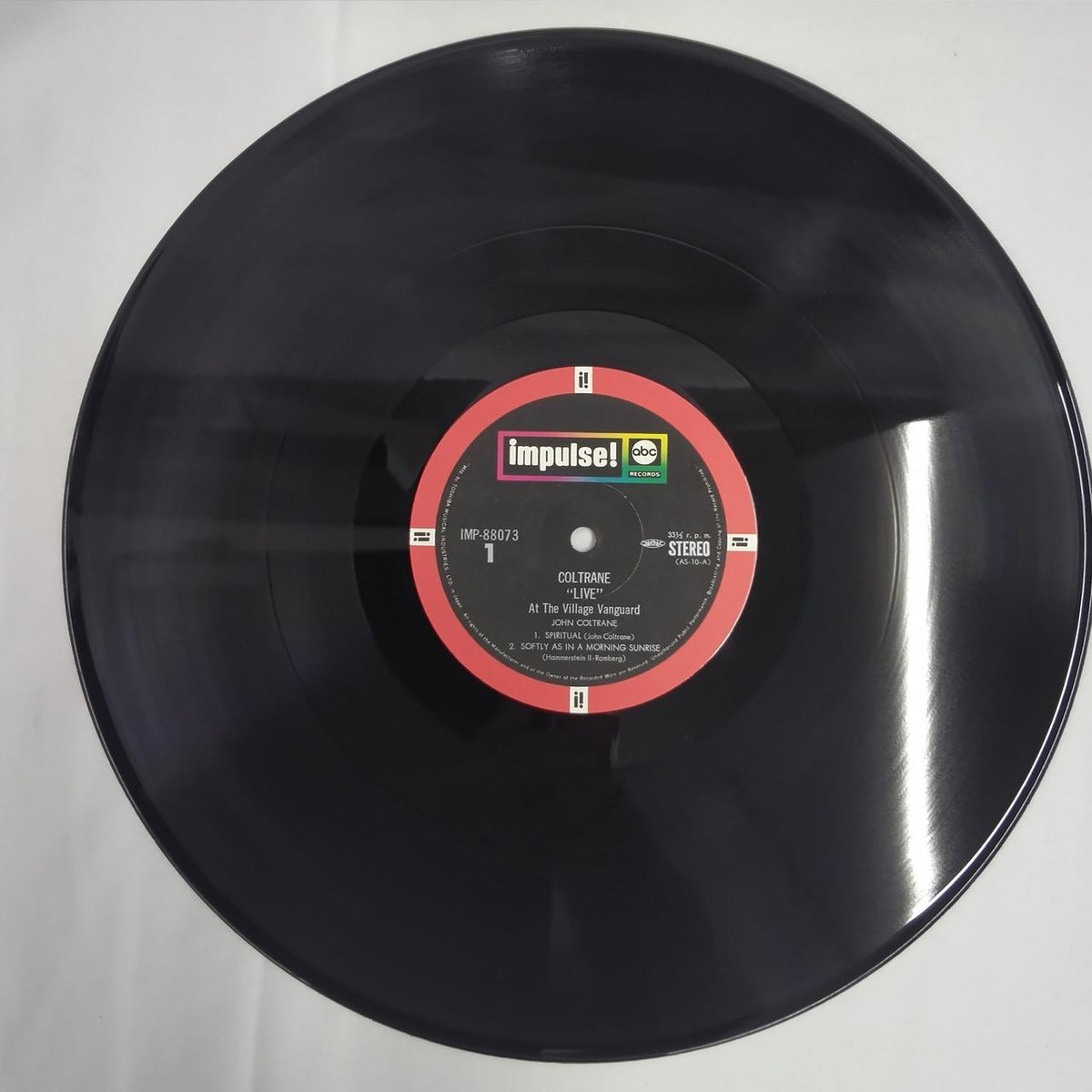 IMPULSE! RECORDS 【VG】 COLTRANE/"LIVE"AT THE VILL IMP-88073