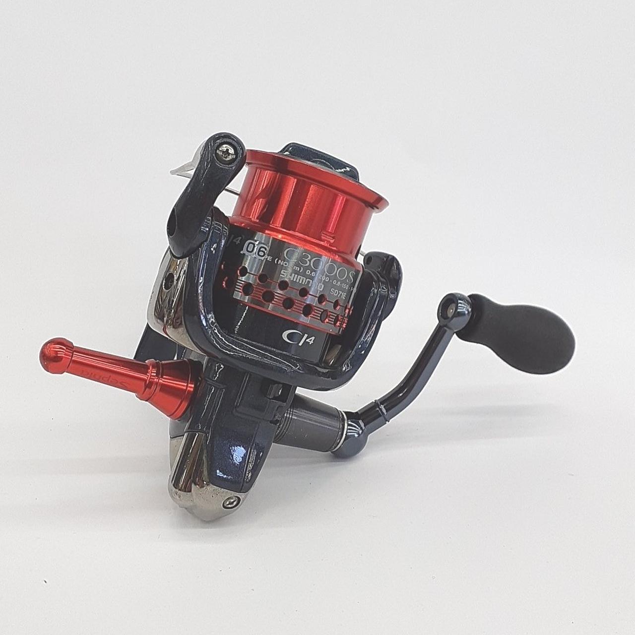c14 fishing reel SHIMANO Spinning 08 SEPHIA CI4 C3000S 02317 Thunnus CI4 is up FLY How to assemble a Color:Silver Lefty (without glide plate)