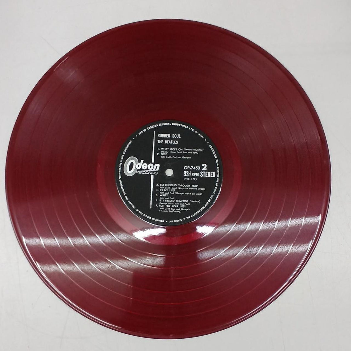 - Rubber Soul/The Beatles OP-7450