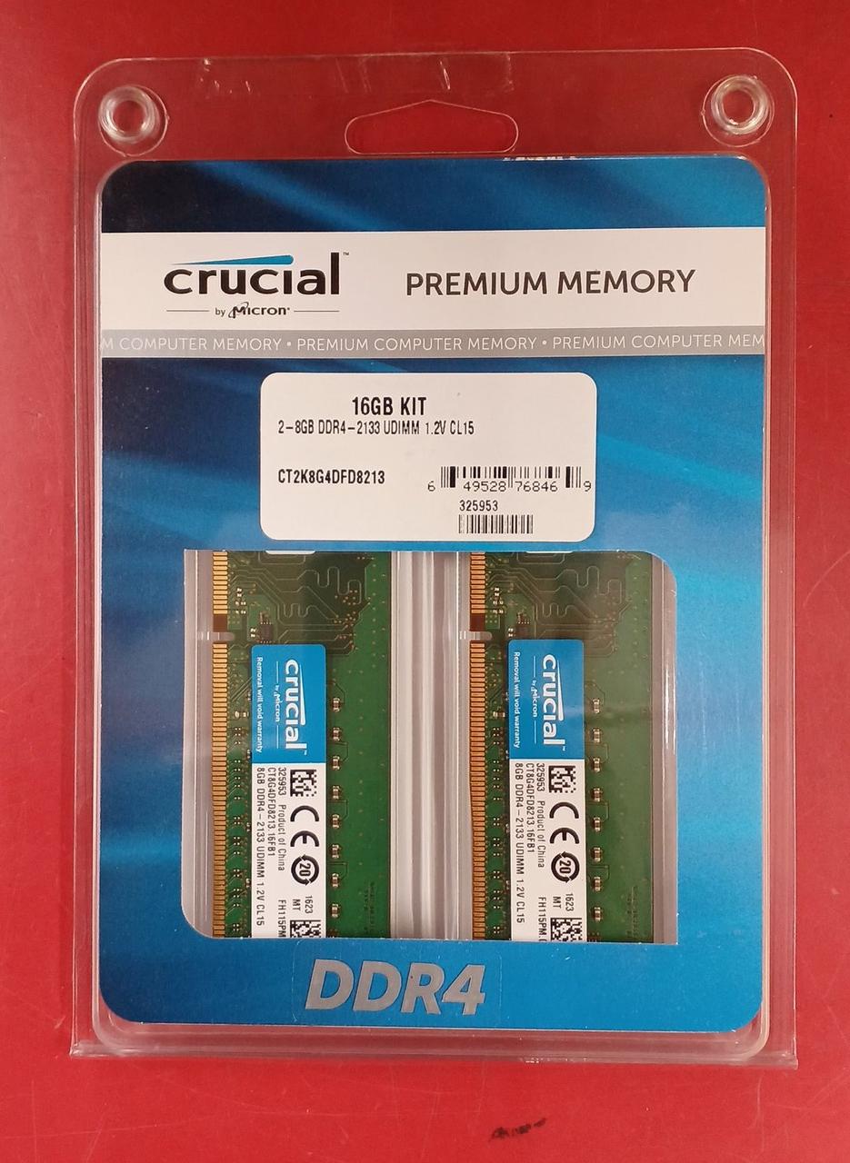 CRUCIAL DDR4-2133 8GB 2 Chips CT2K8G4DFD8213