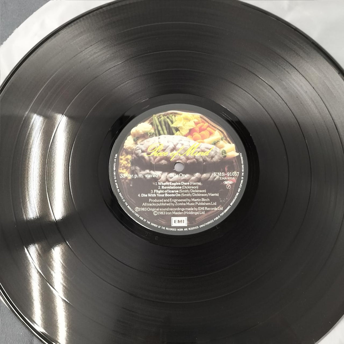 EMI LP Western Music Iron Maiden / Brain Reform