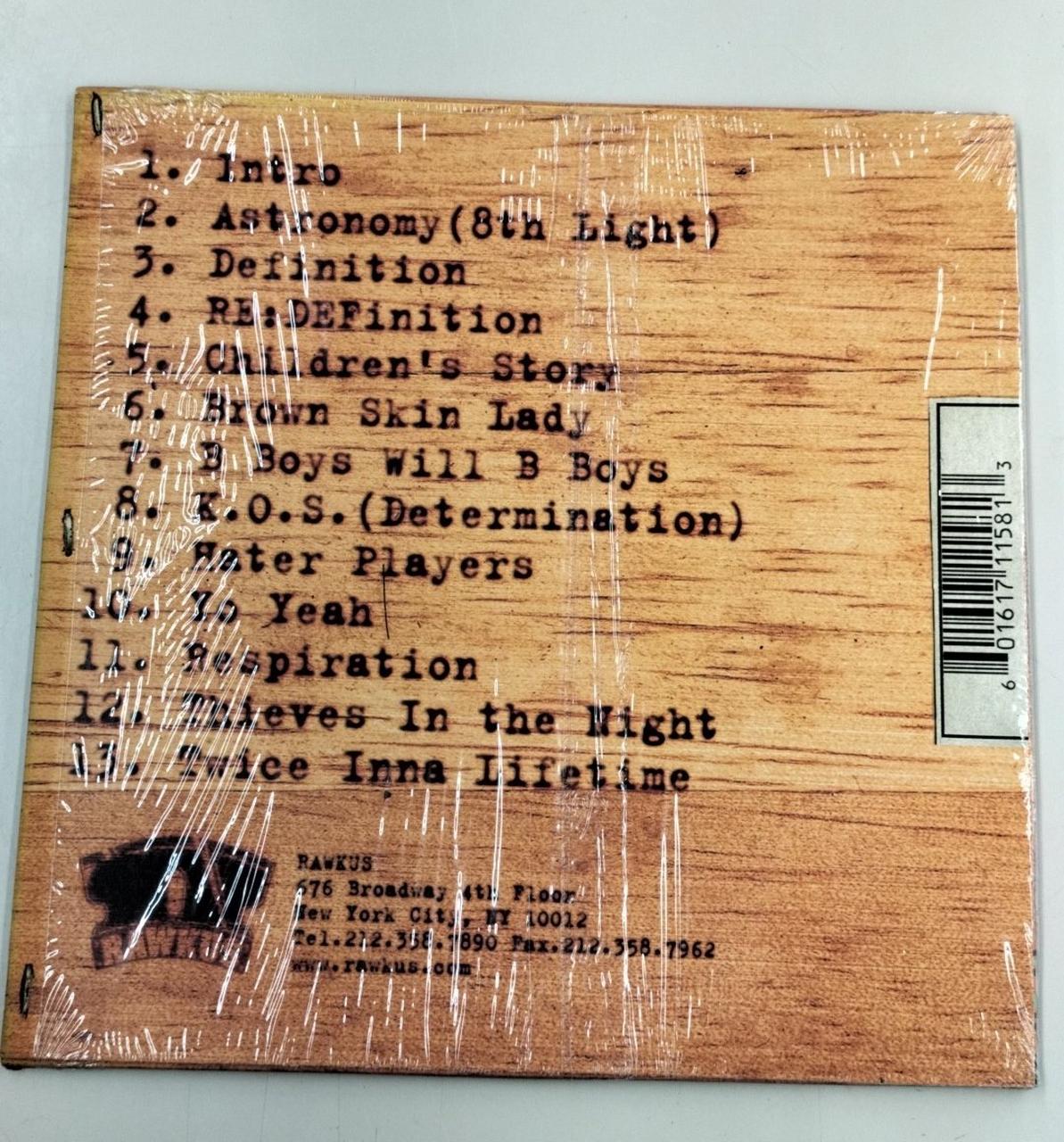 RAWKUS RECORDS LP Mos Def & Talib Kweli BLACK BLACK STAR
