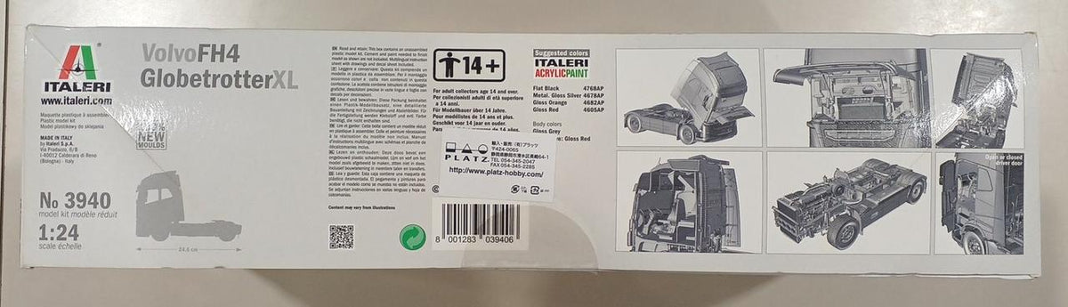 Italeri 1/24 Volvo FH4 Globe-Trotter XL - Banzai Thrifting | BanzaiHobby